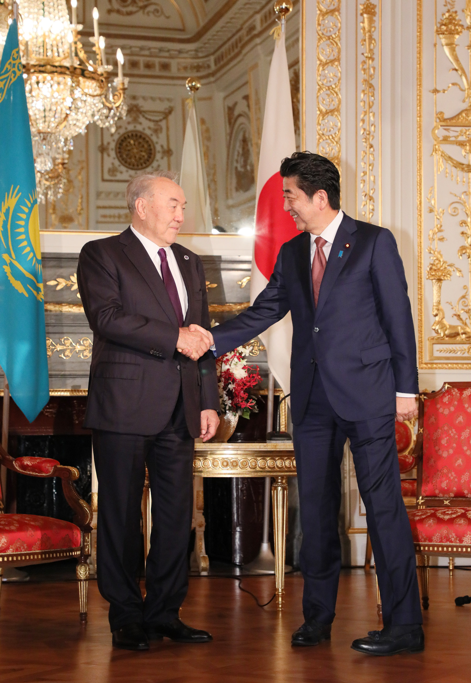ナザルバエフ・カザフスタン共和国初代大統領との会談２