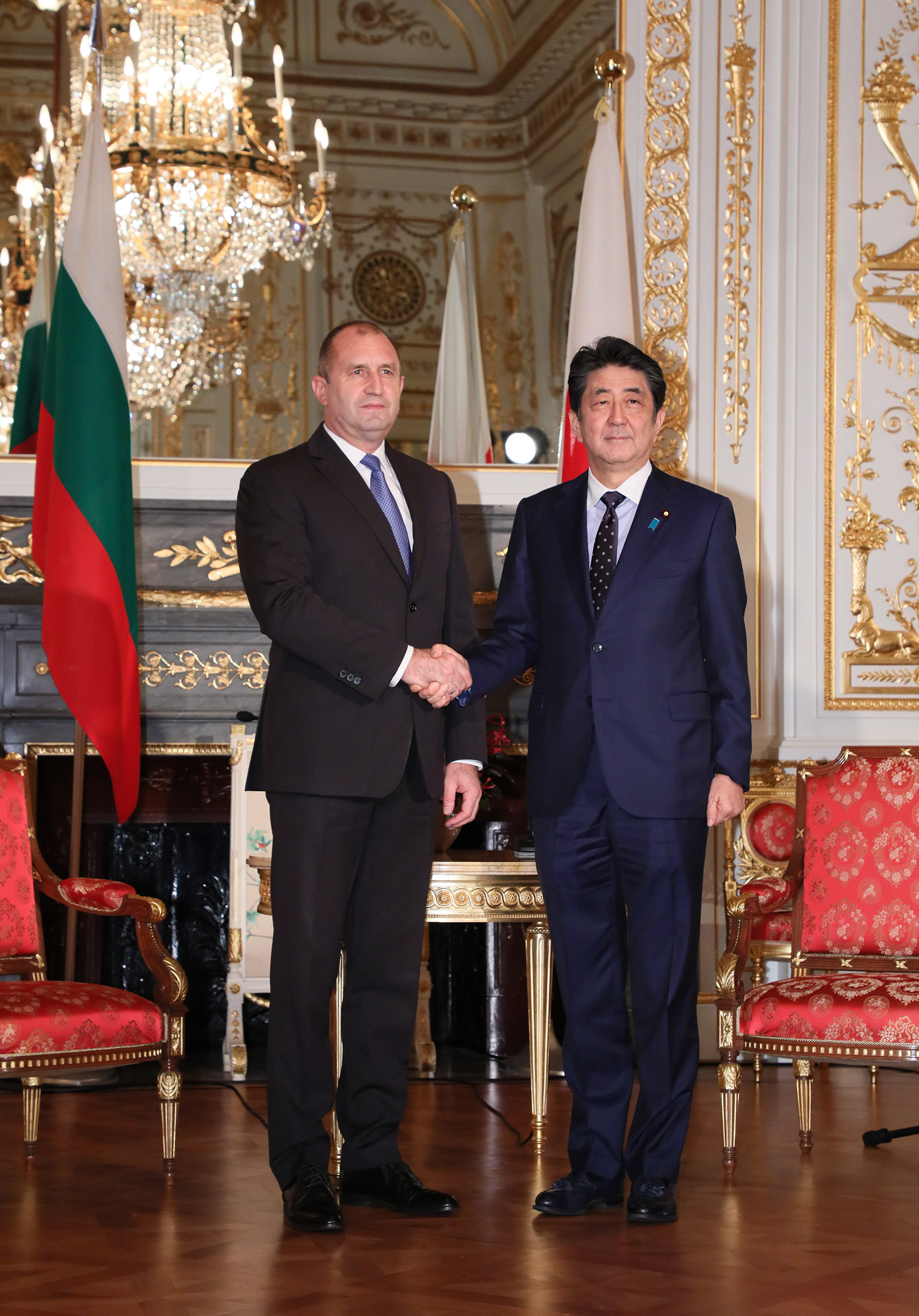 ラデフ・ブルガリア大統領との会談２