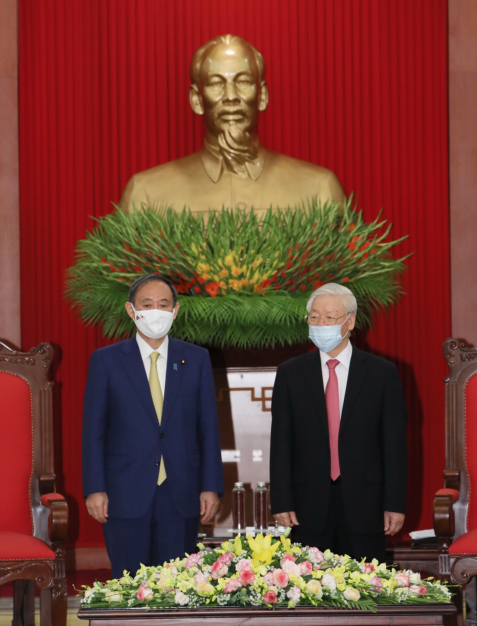 チョン・ベトナム共産党書記長兼国家主席との会談１