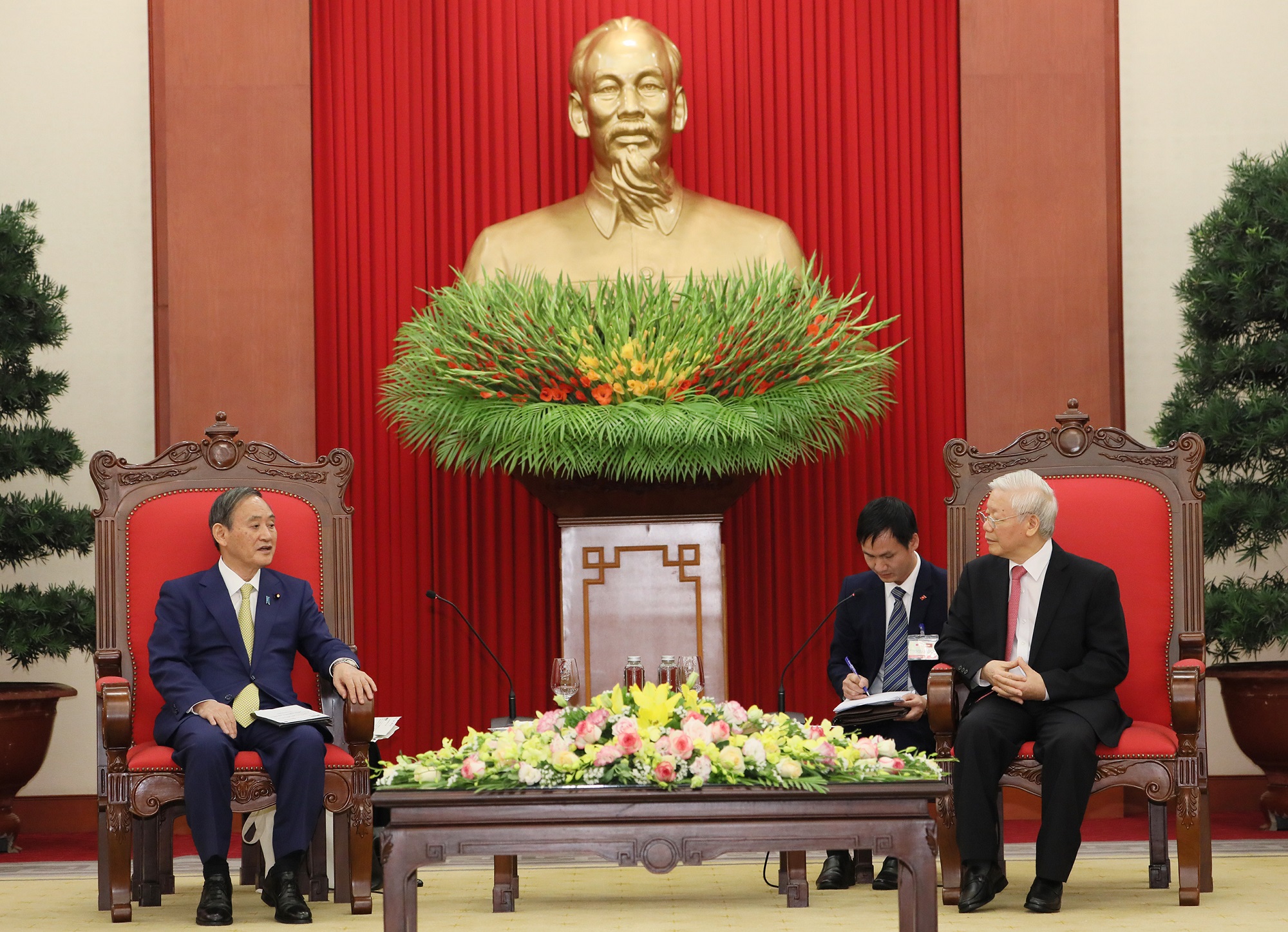 チョン・ベトナム共産党書記長兼国家主席との会談２