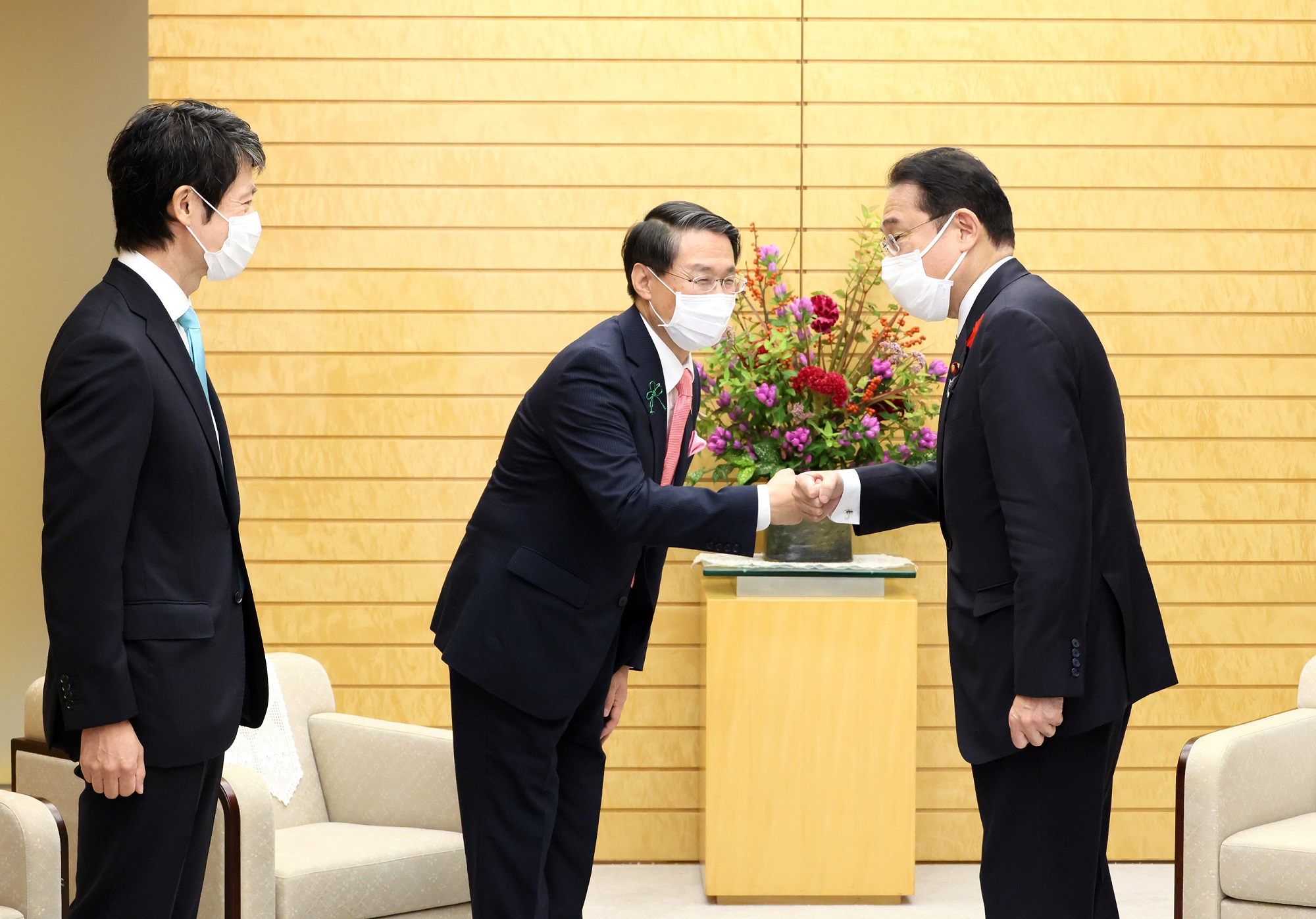 全国知事会長（鳥取県知事）、広島県知事との面会