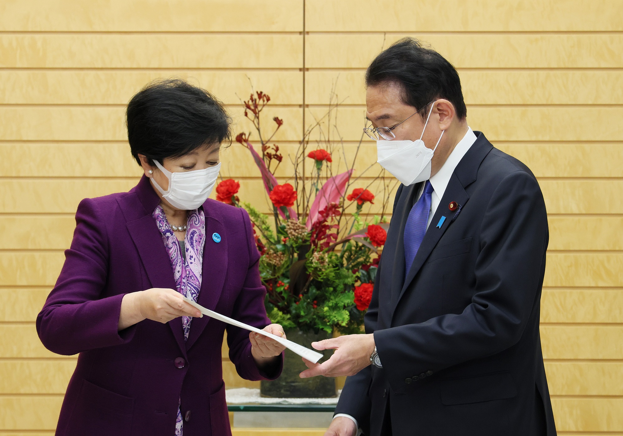 面会する岸田総理２