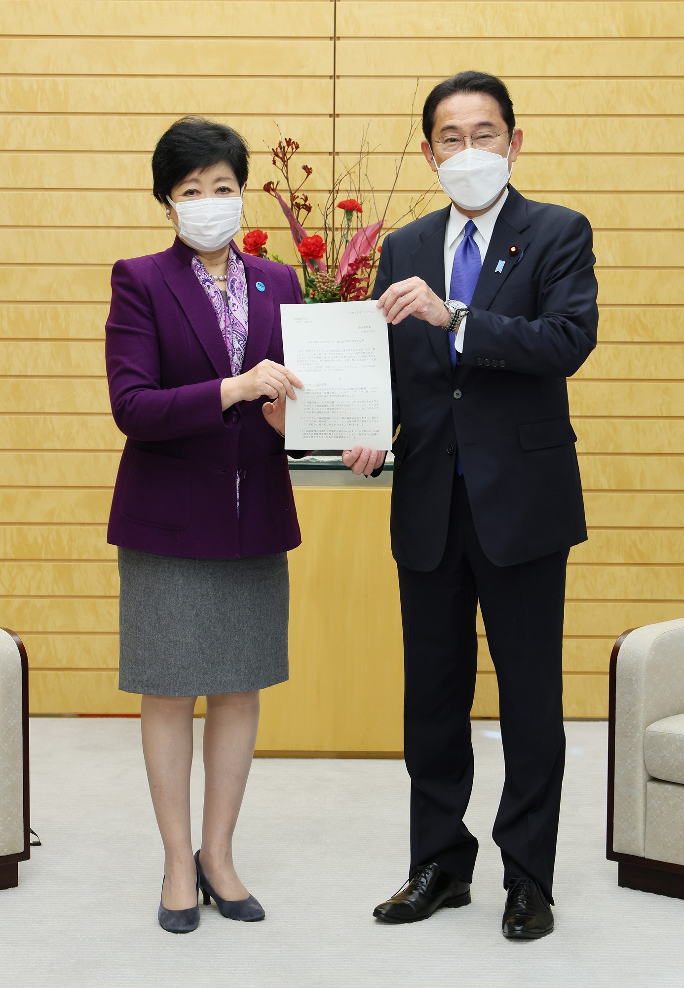 面会する岸田総理３