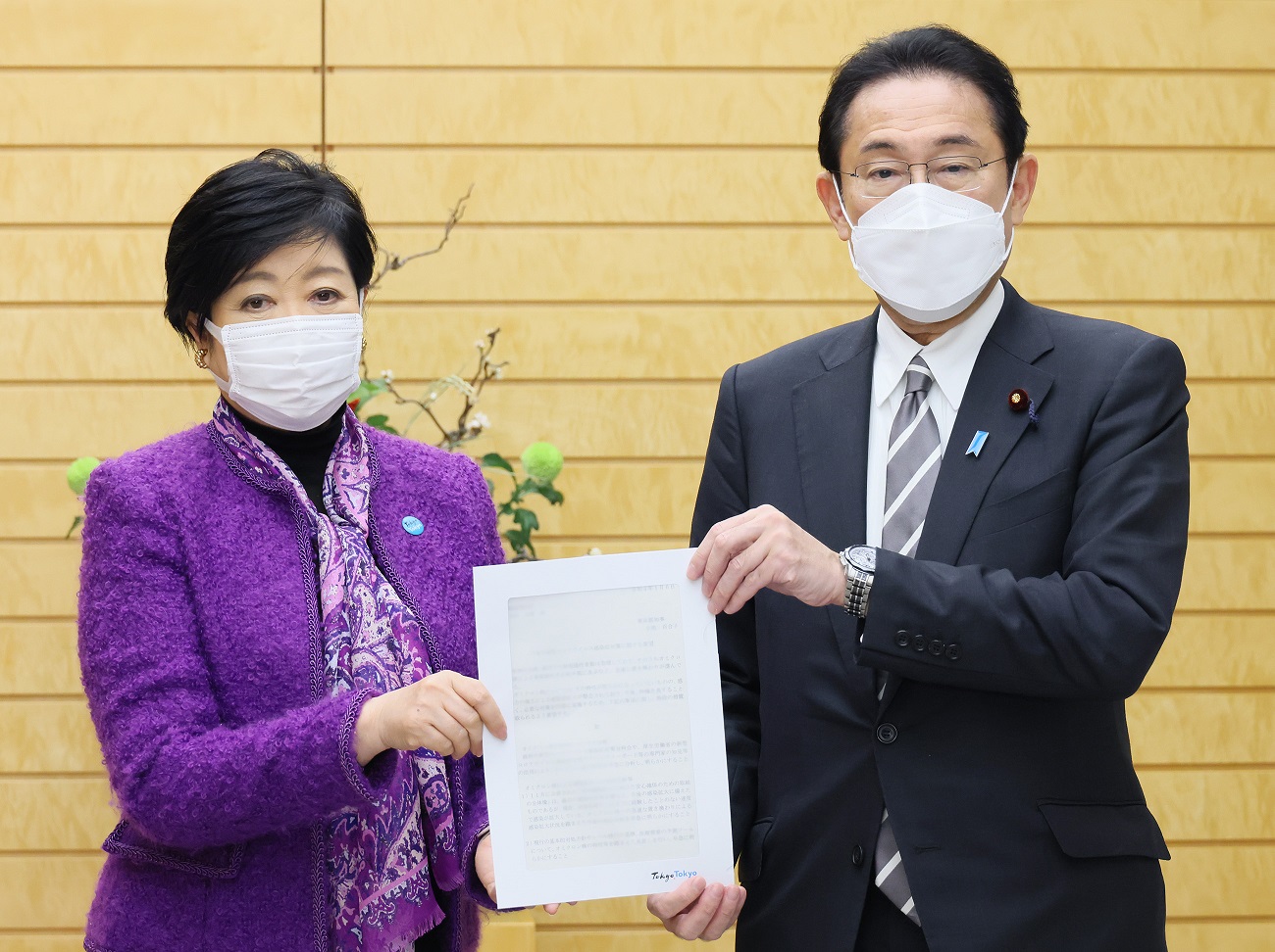 面会する岸田総理１