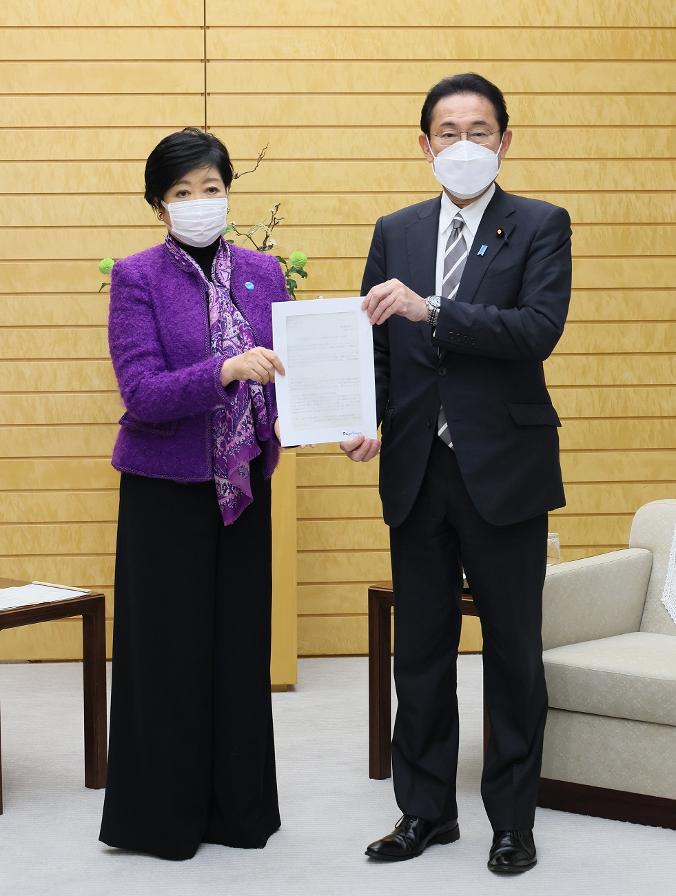 面会する岸田総理２