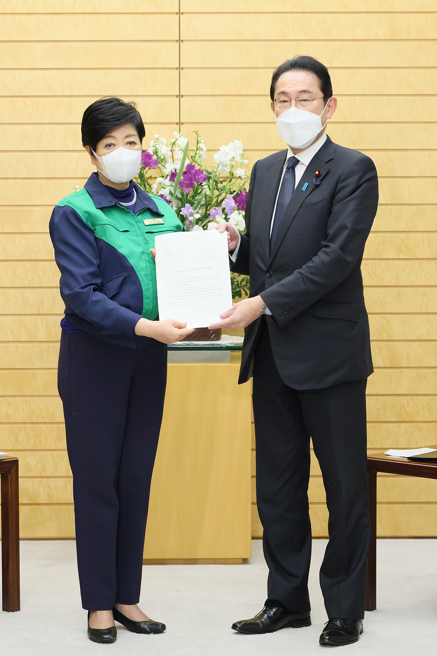 面会する岸田総理２