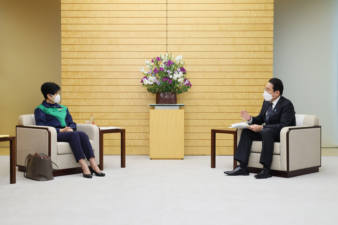 面会する岸田総理３