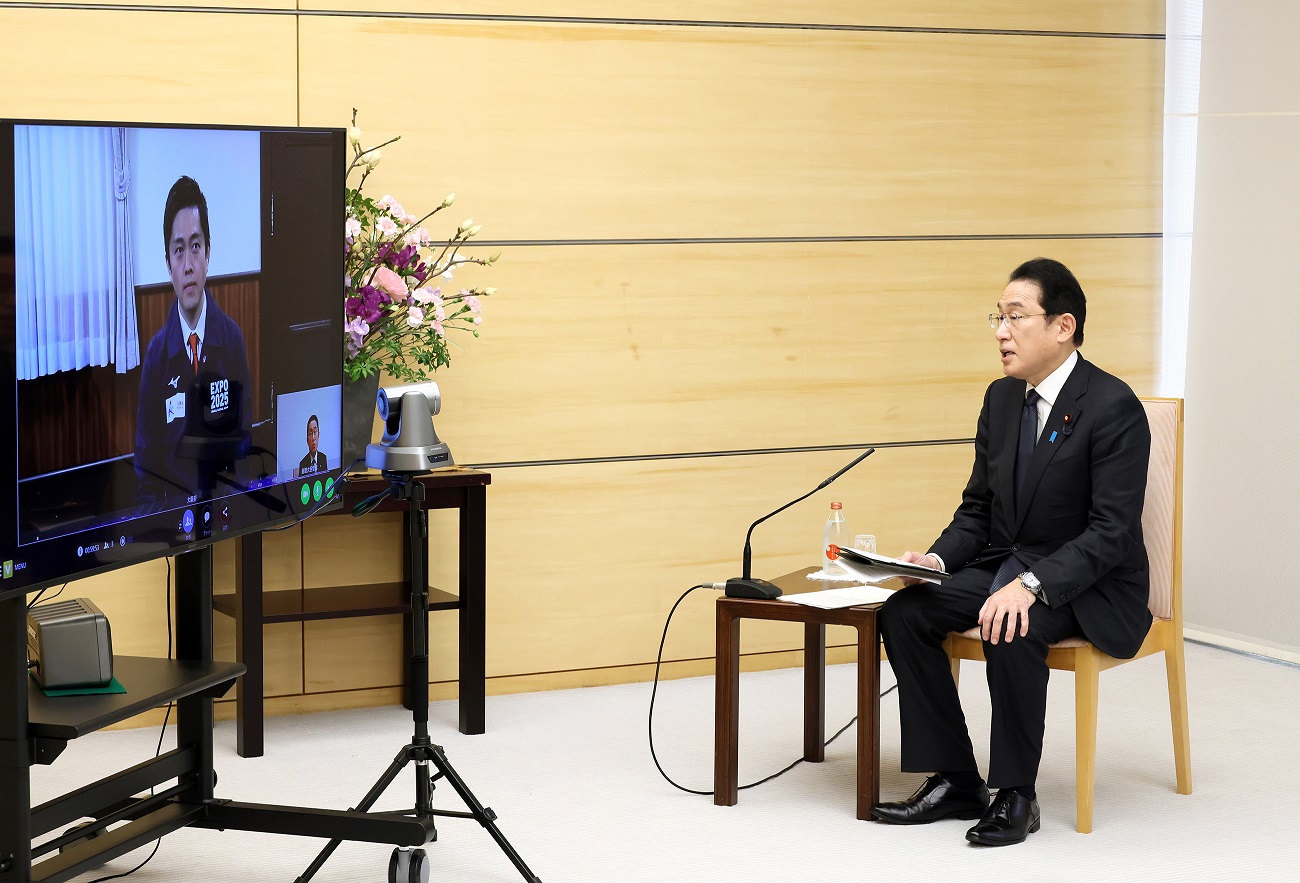 面会する岸田総理２