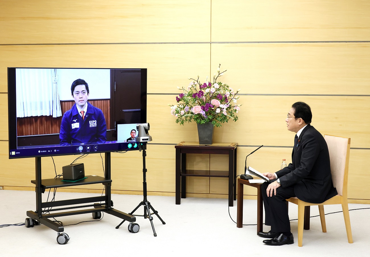 面会する岸田総理３