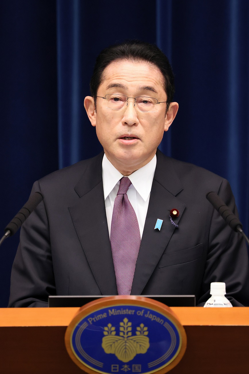 冒頭に発言する岸田総理２