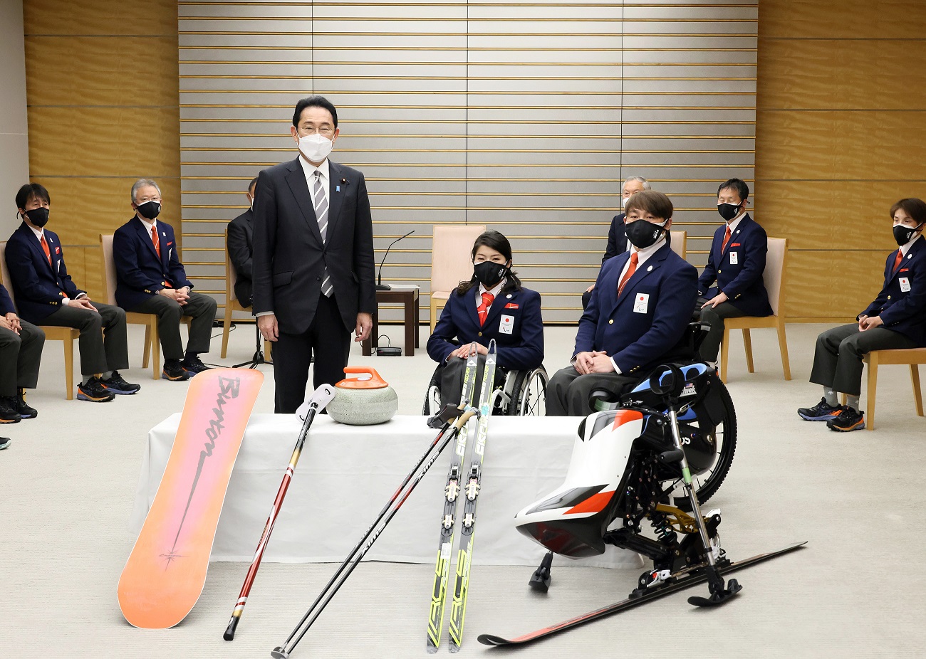 表敬を受ける岸田総理７