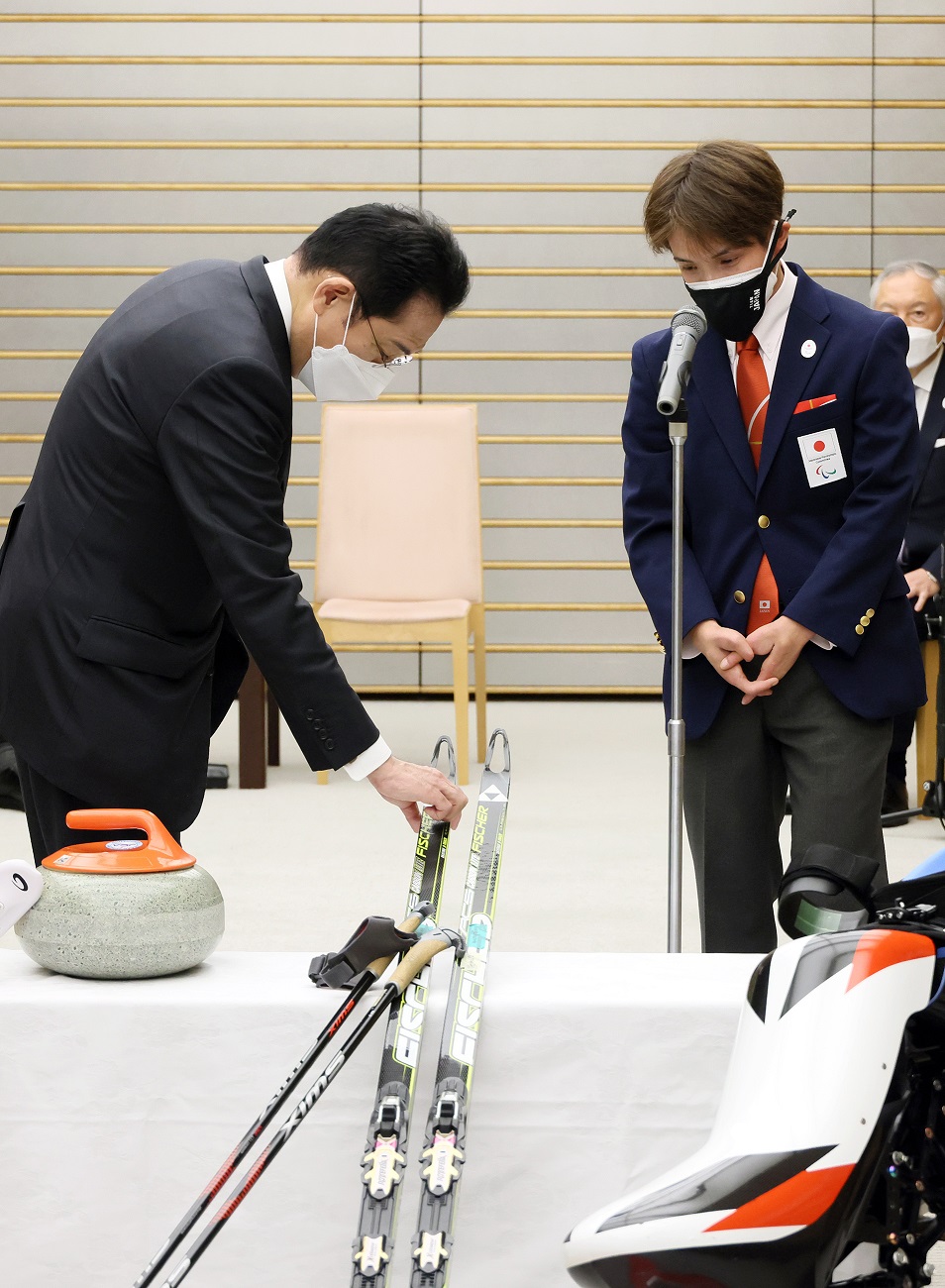 表敬を受ける岸田総理８