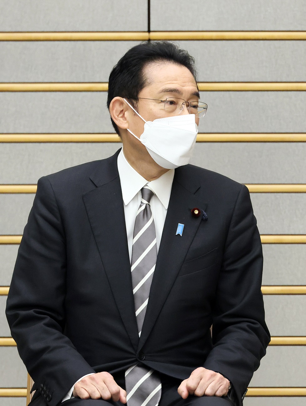 表敬を受ける岸田総理１０