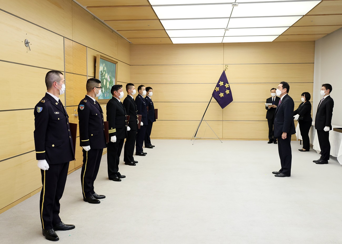 自衛隊記念日に際する内閣総理大臣特別賞状表彰式