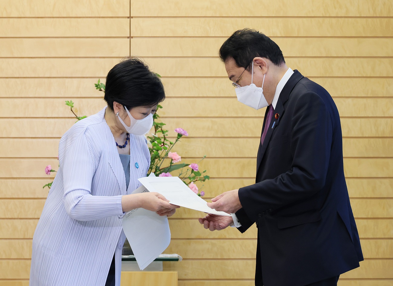 面会する岸田総理３