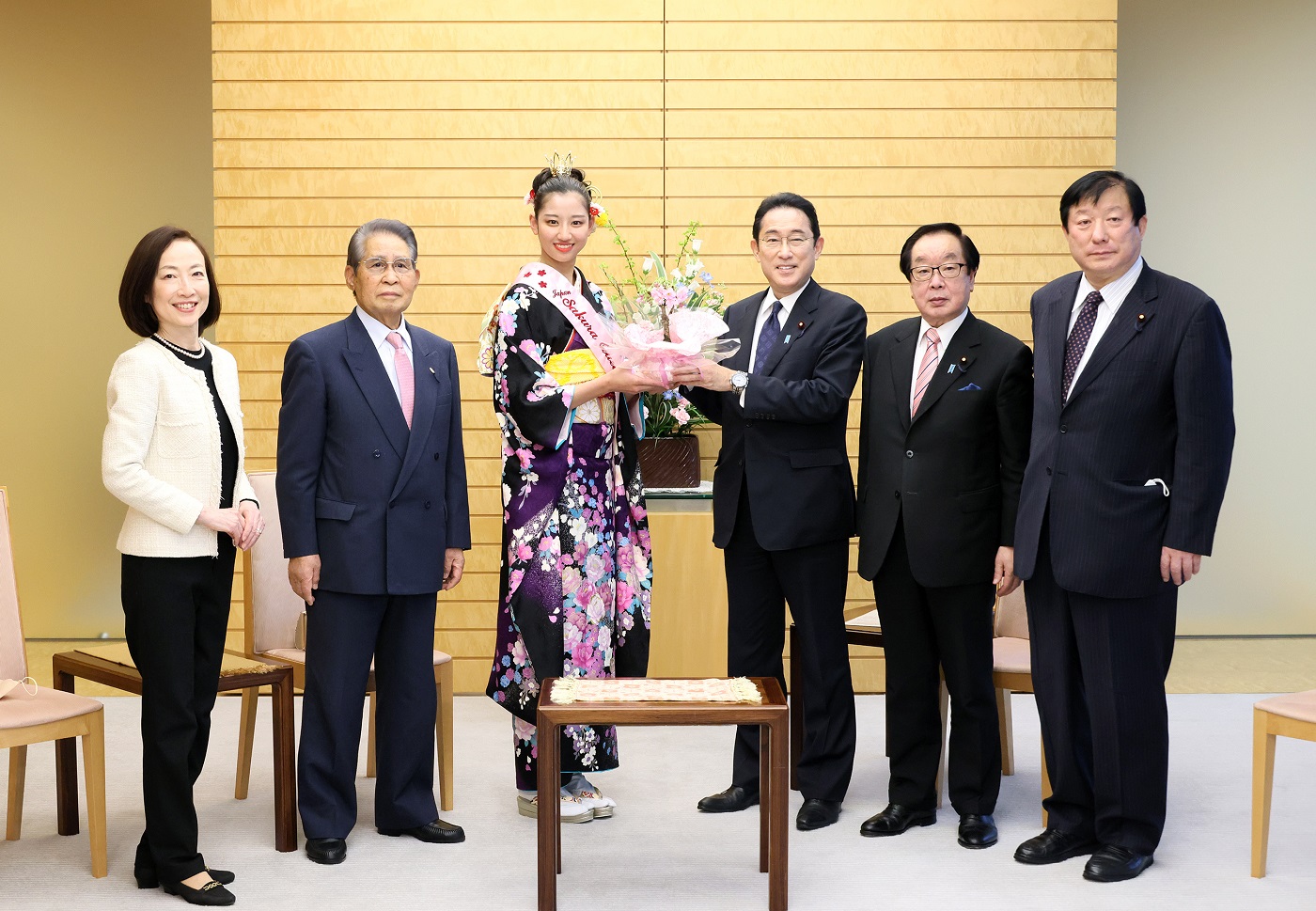 公益財団法人日本さくらの会による表敬