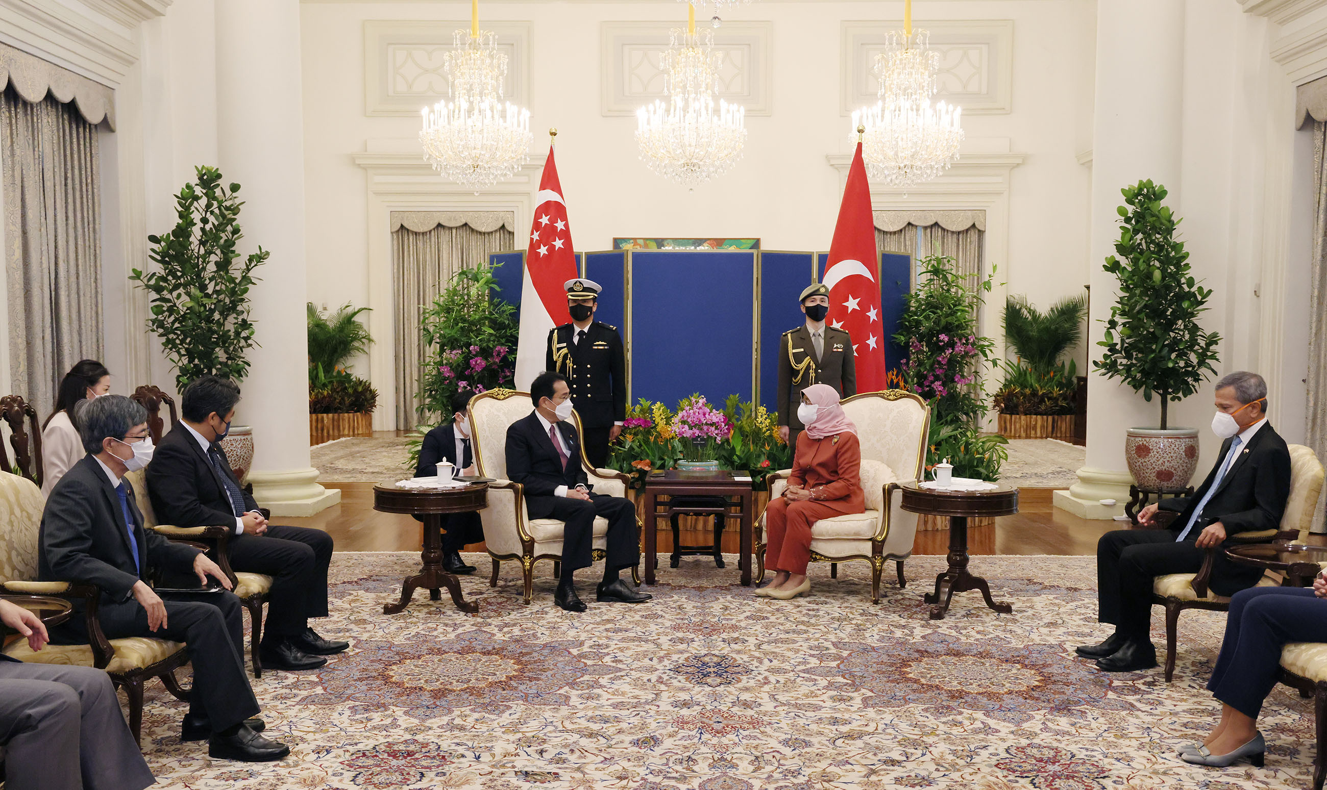 ハリマ・ヤコブ・シンガポール大統領との会談３