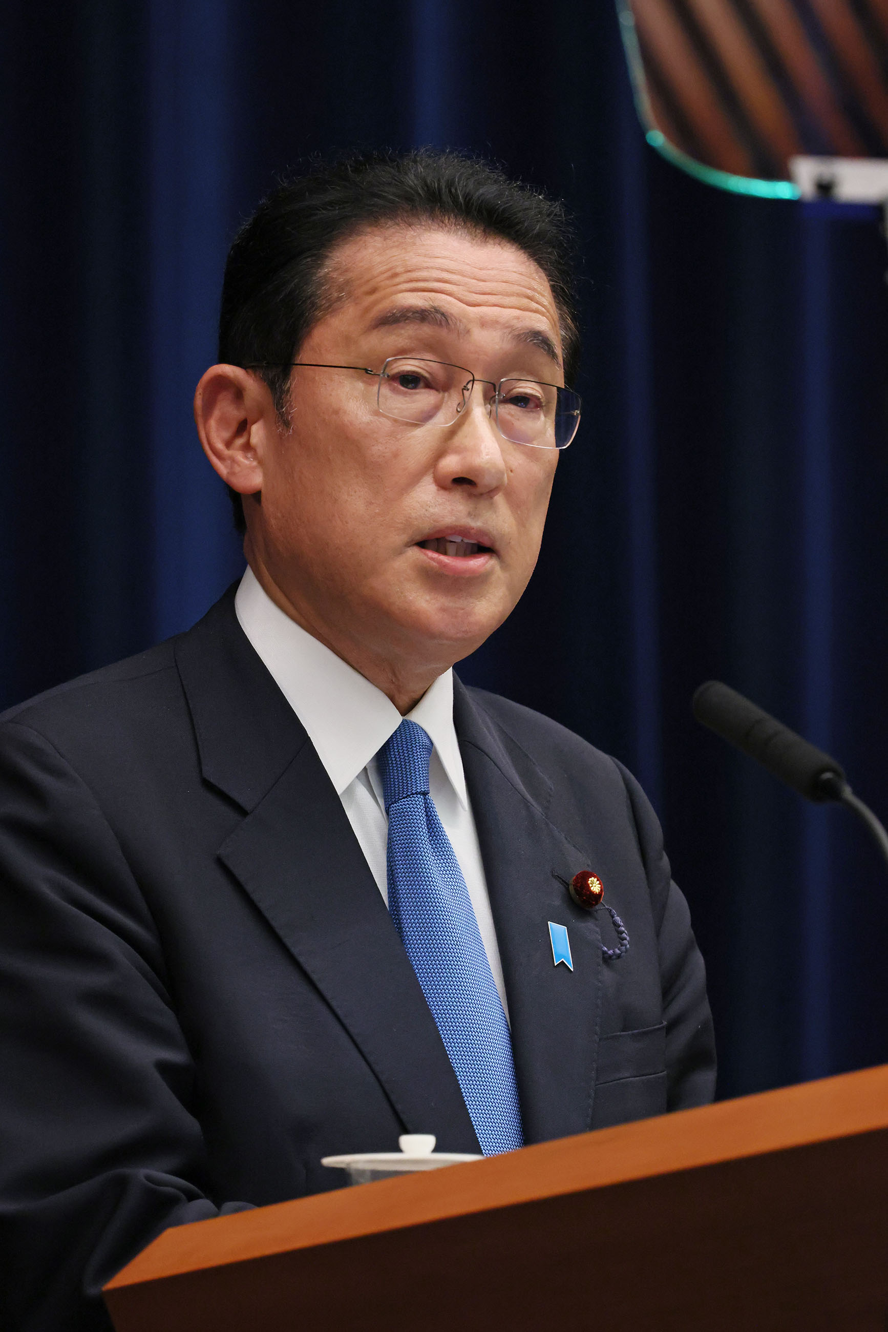 冒頭に発言する岸田総理５