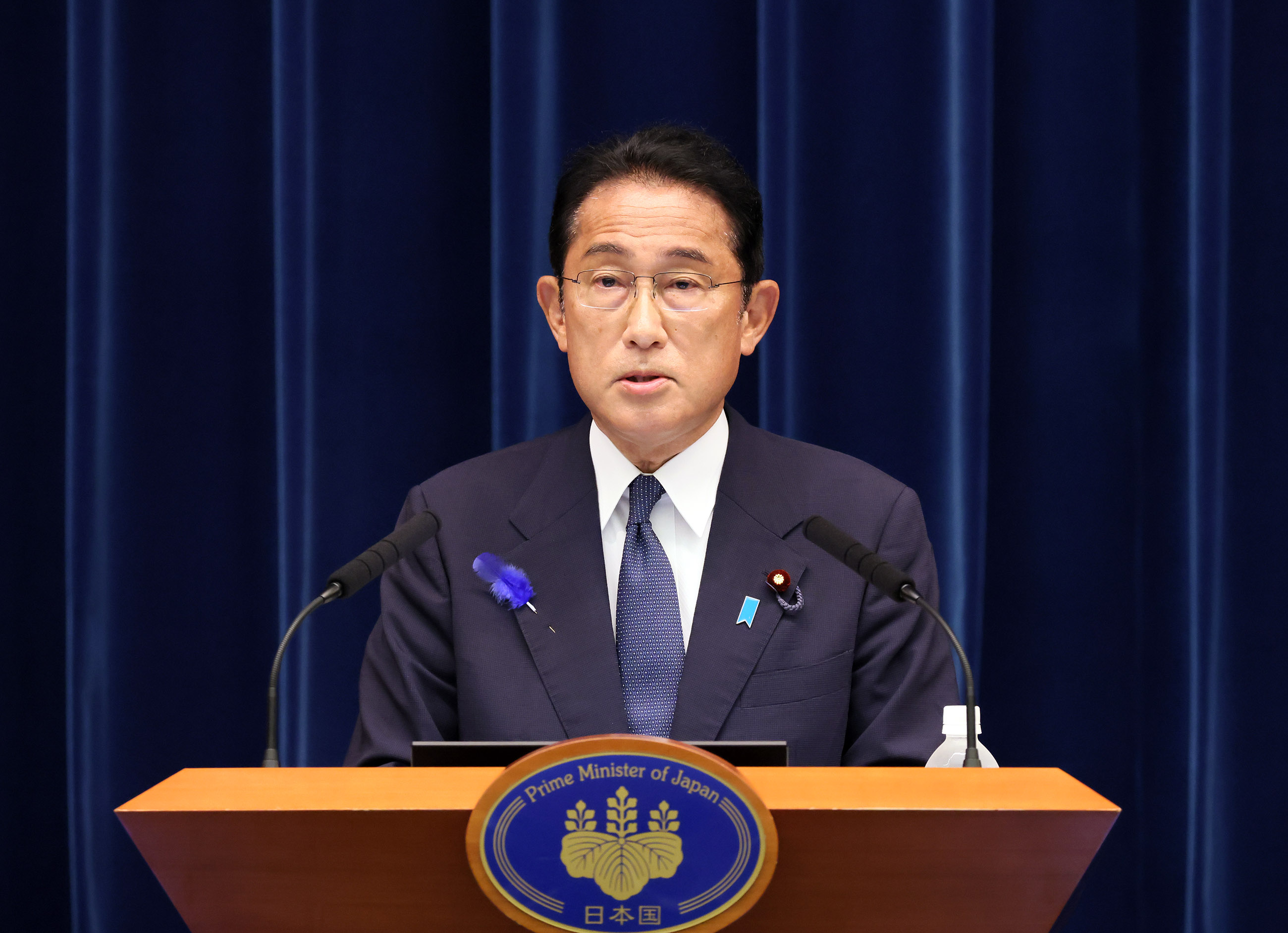 冒頭に発言する岸田総理１