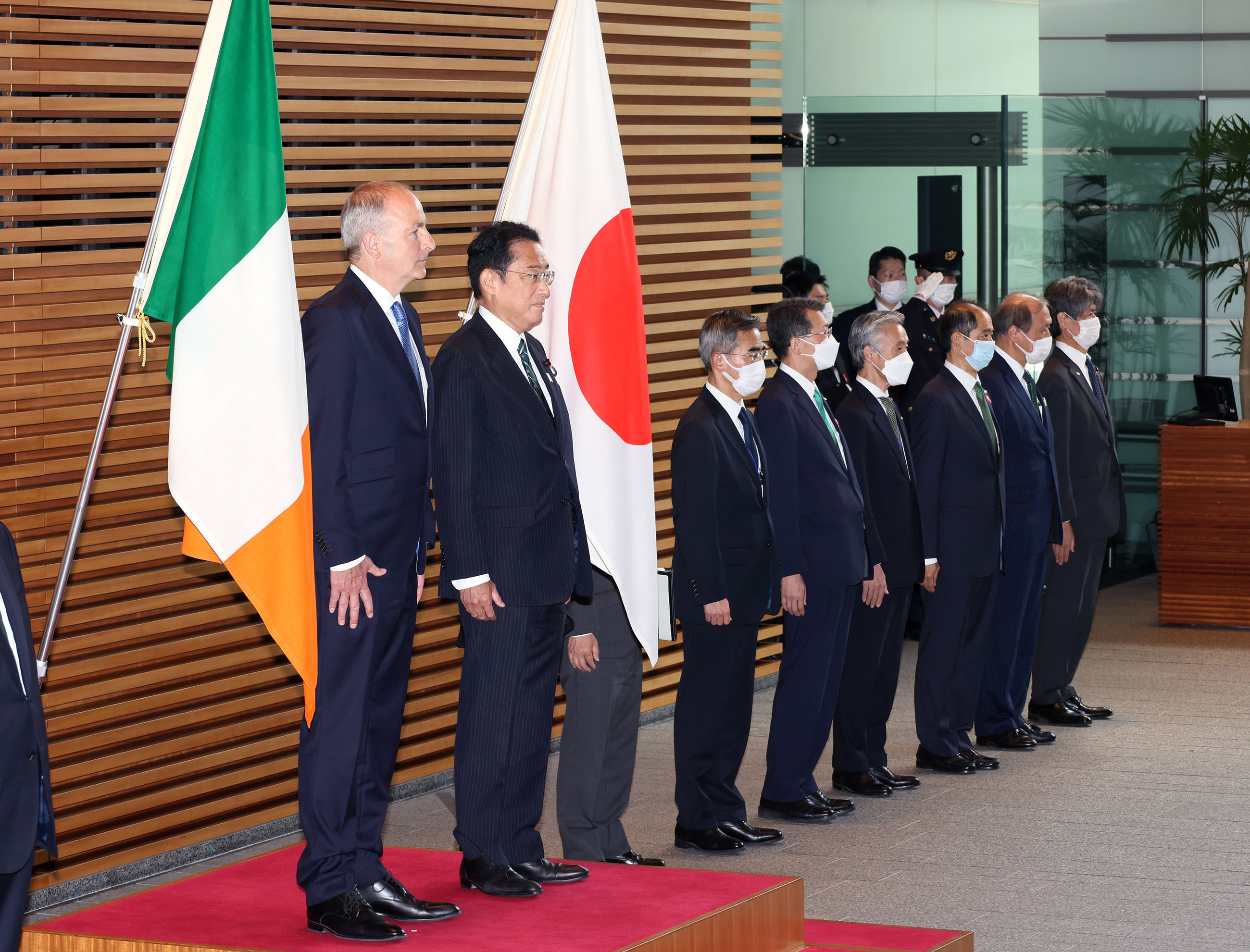 儀じょう隊による栄誉礼及び儀じょう２