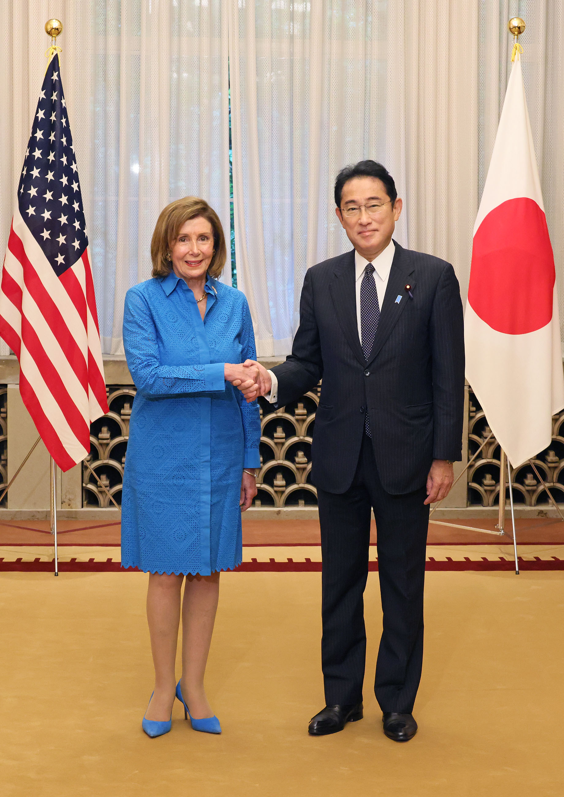 ペローシ米国下院議長一行との朝食会２