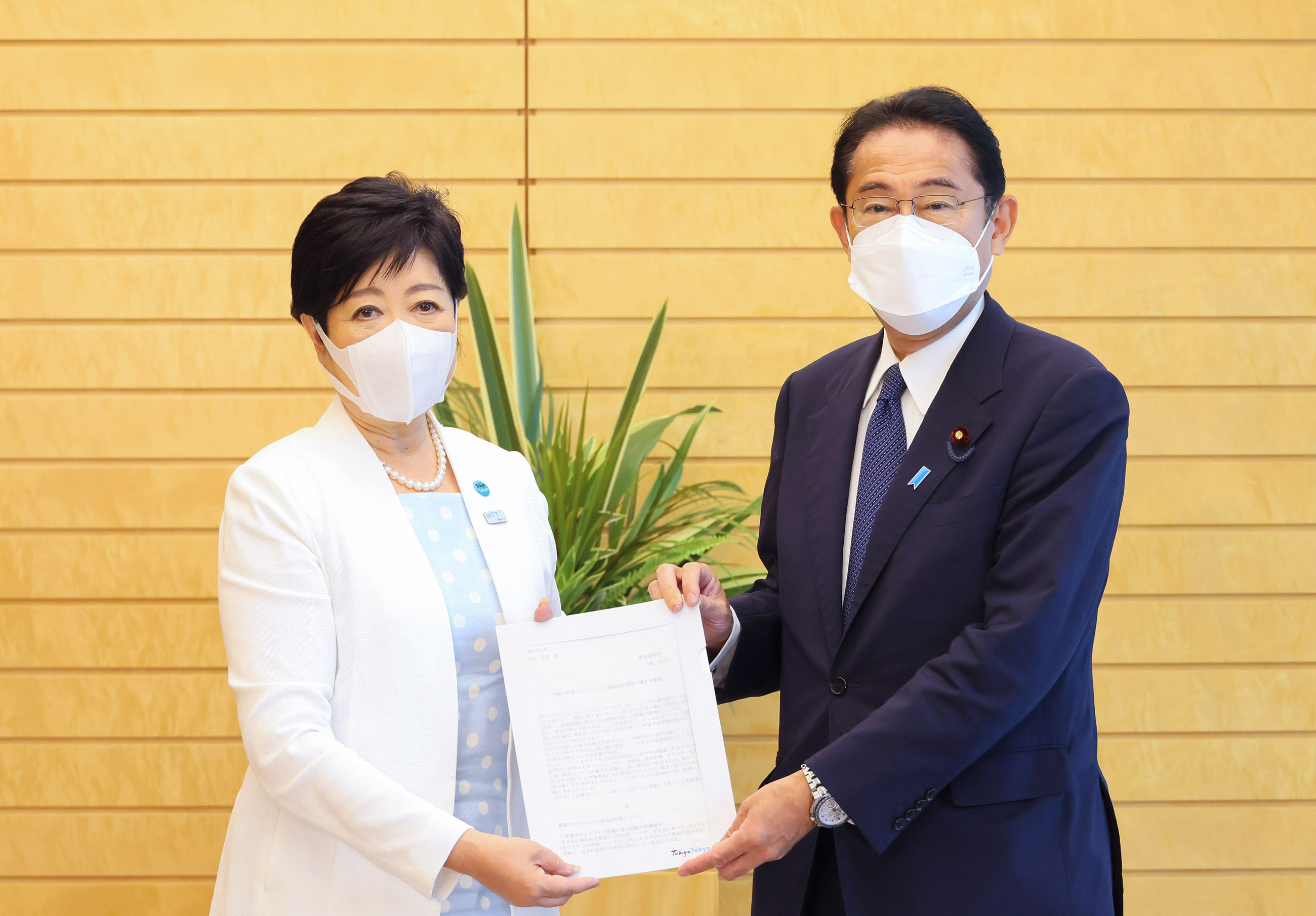 面会する岸田総理１