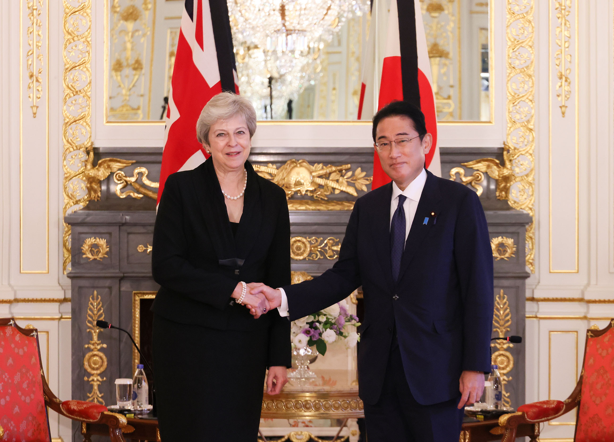 メイ英国元首相との会談１