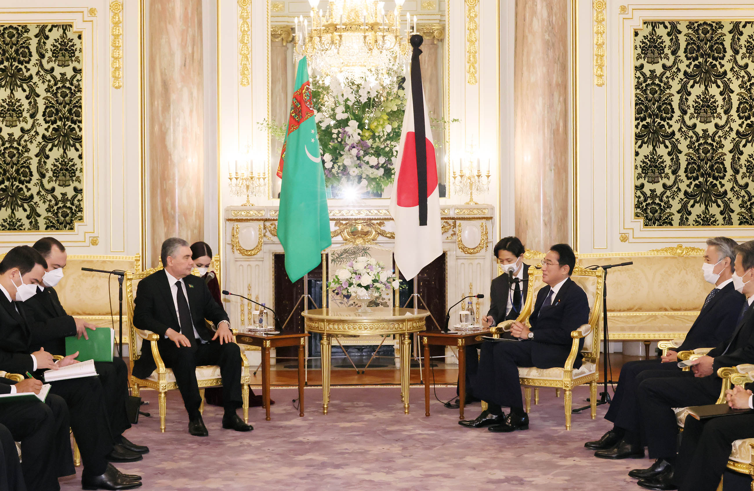 ベルディムハメドフ・トルクメニスタン人民評議会議長（前大統領）との会談２