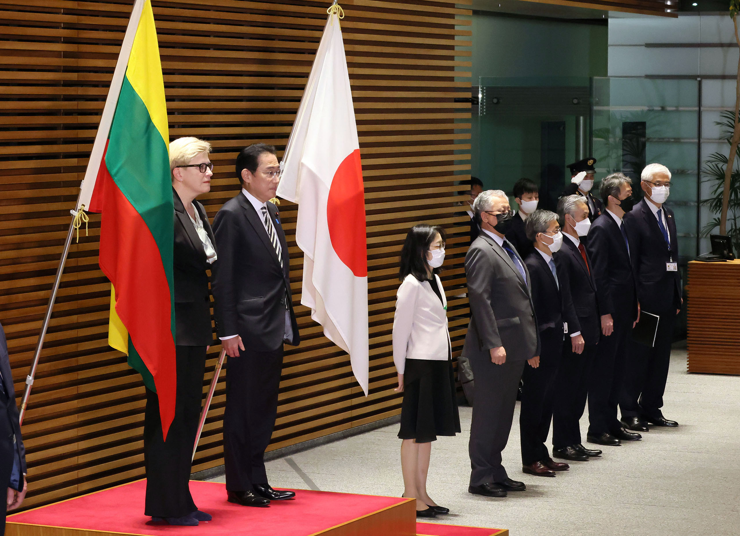 儀じょう隊による儀礼２