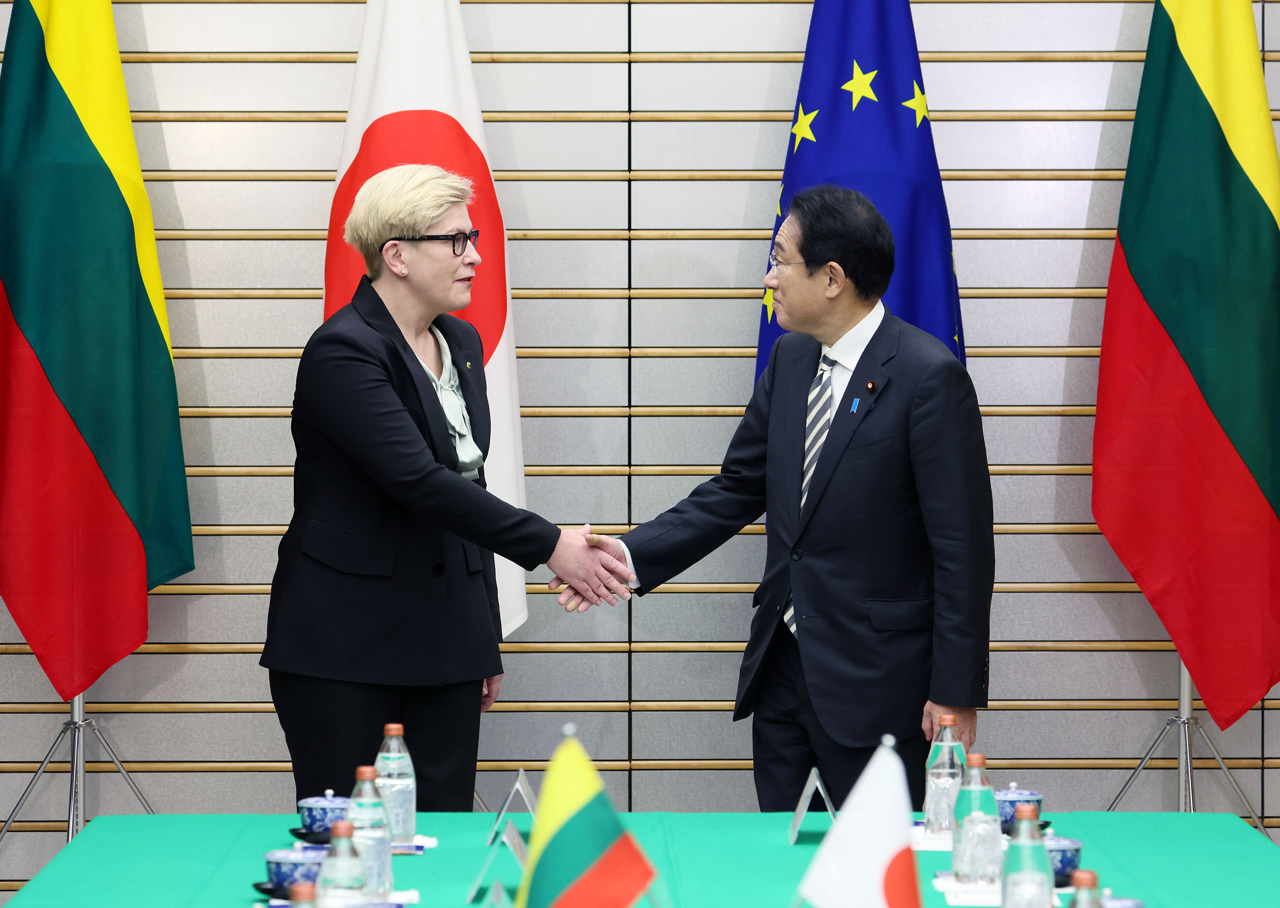 日・リトアニア首脳会談２