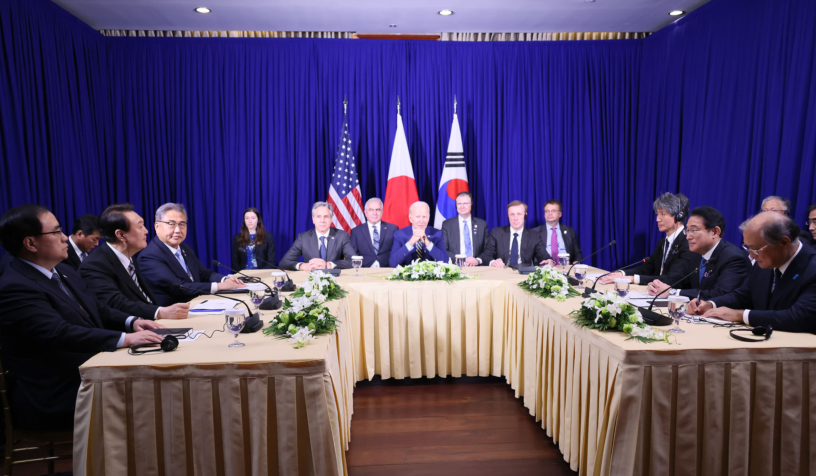 日米韓首脳会談３