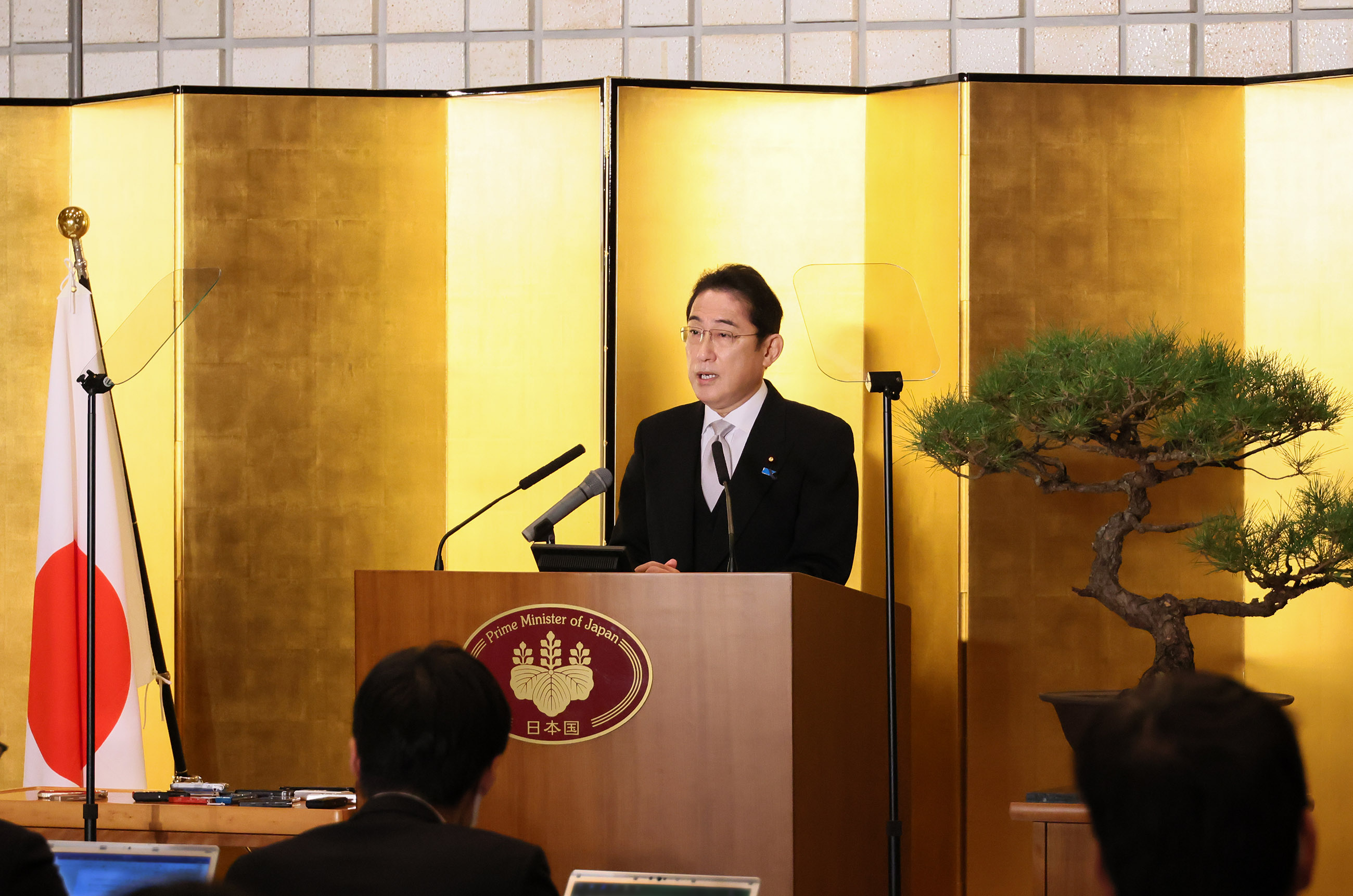 冒頭に発言する岸田総理５