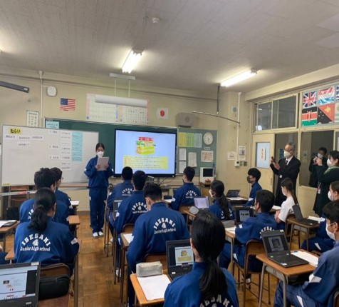 外国ルーツを持つ中学生が日本語で母国の食事を紹介