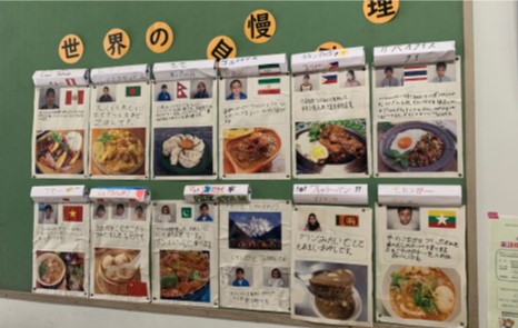 外国にルーツを持つ児童による料理や文化の紹介２