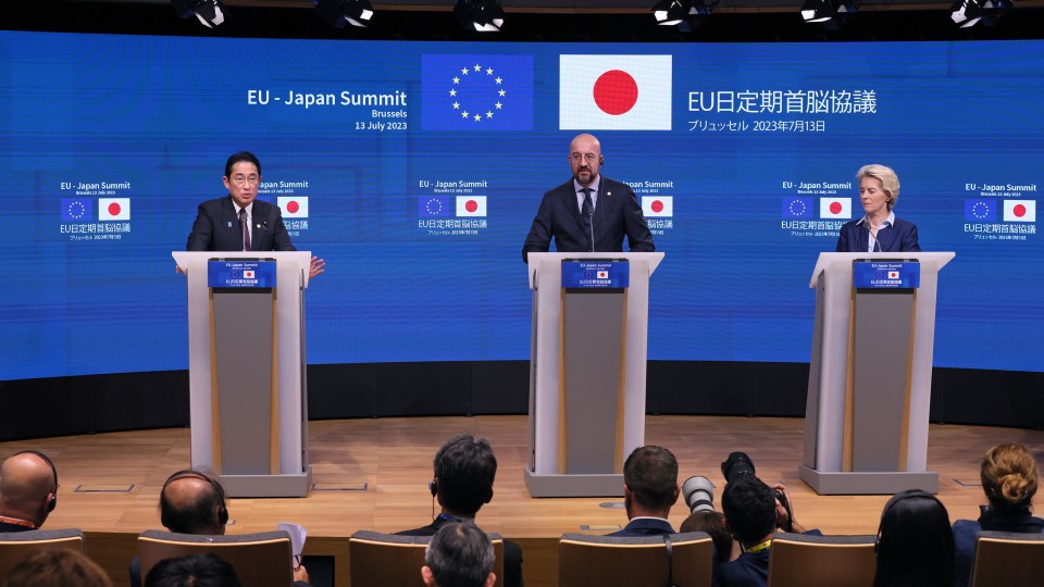 日EU共同記者会見
