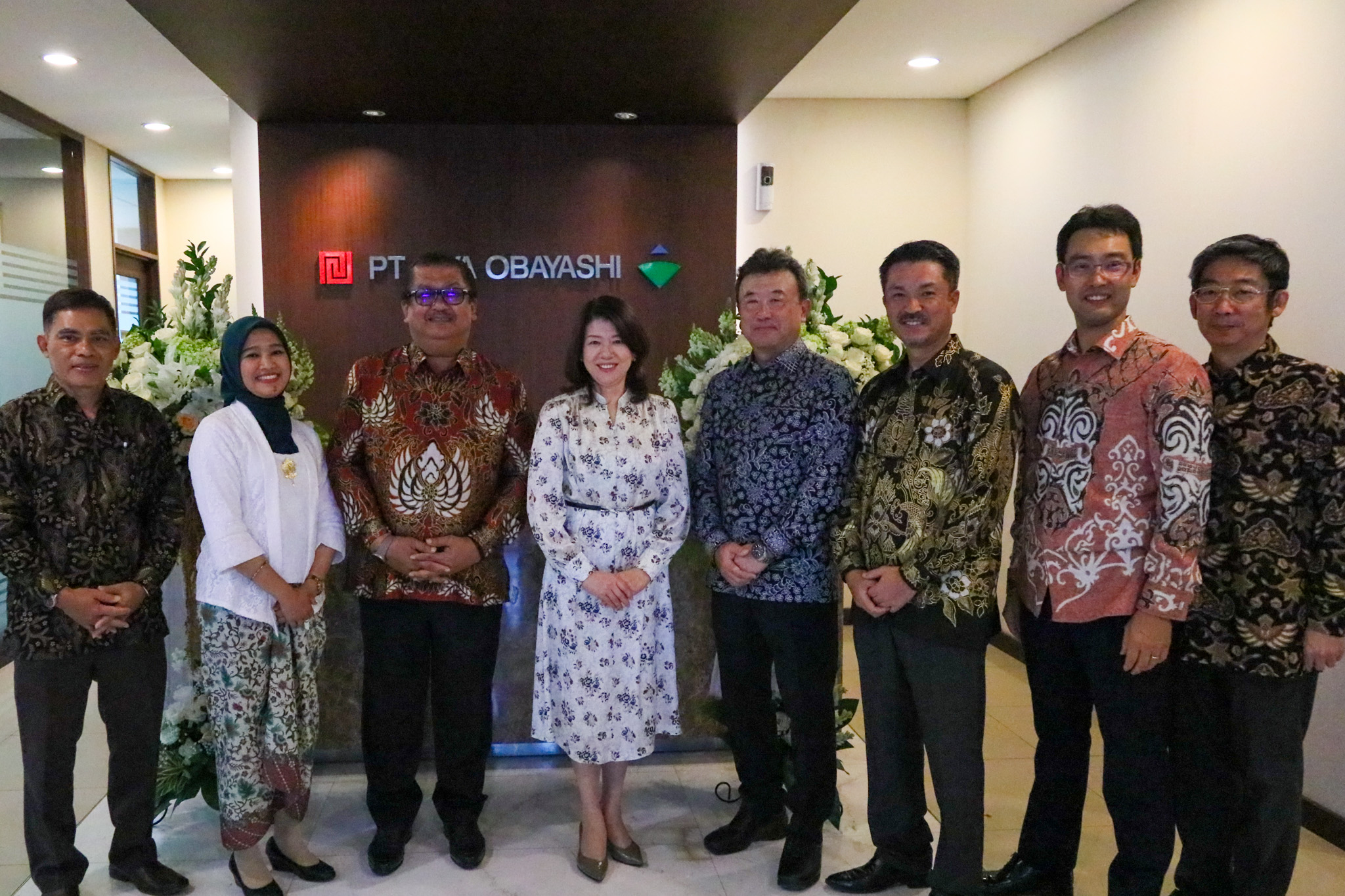 大林組のインドネシア現地法人ジャヤ大林を訪問する総理夫人３