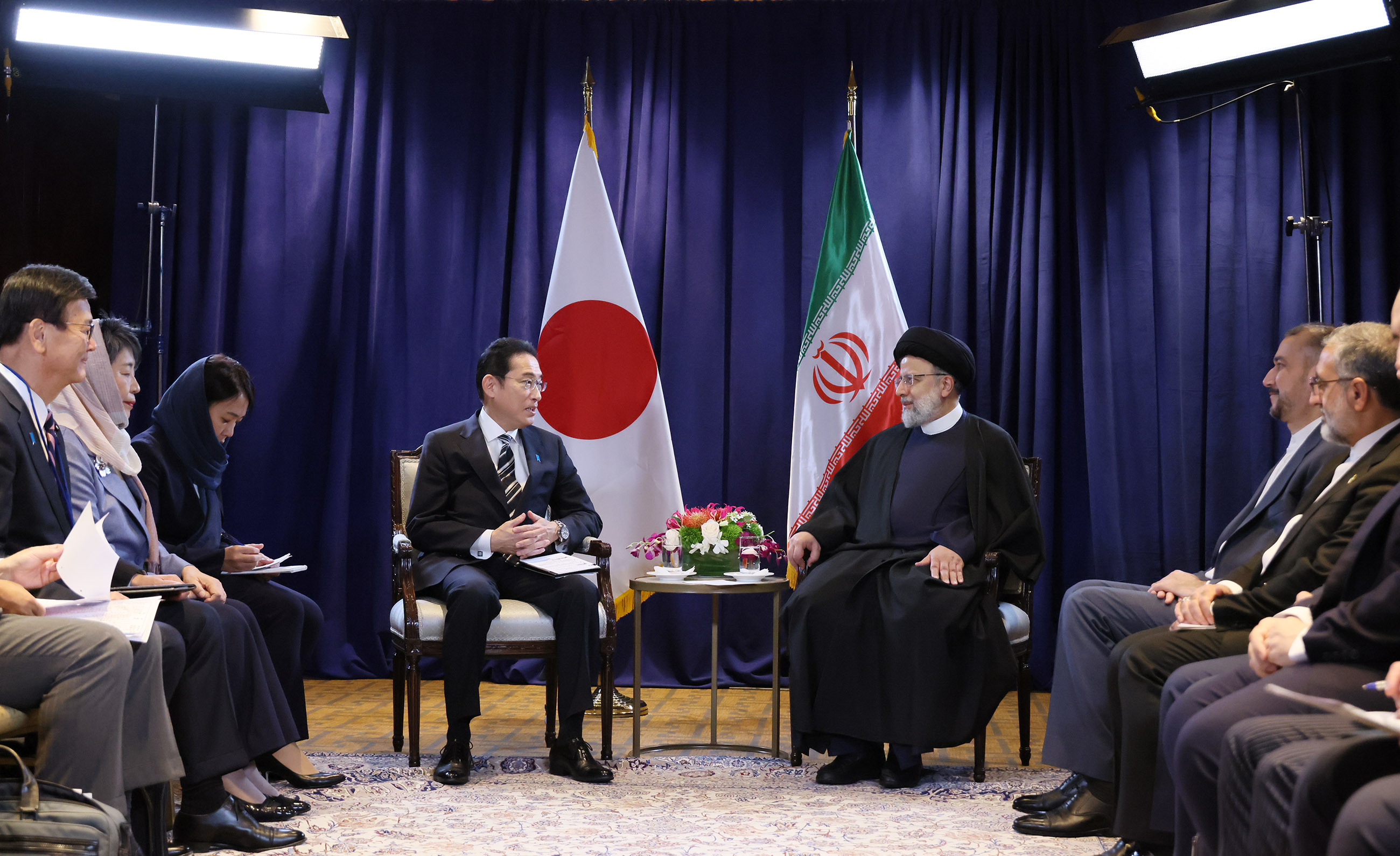 日・イラン首脳会談４