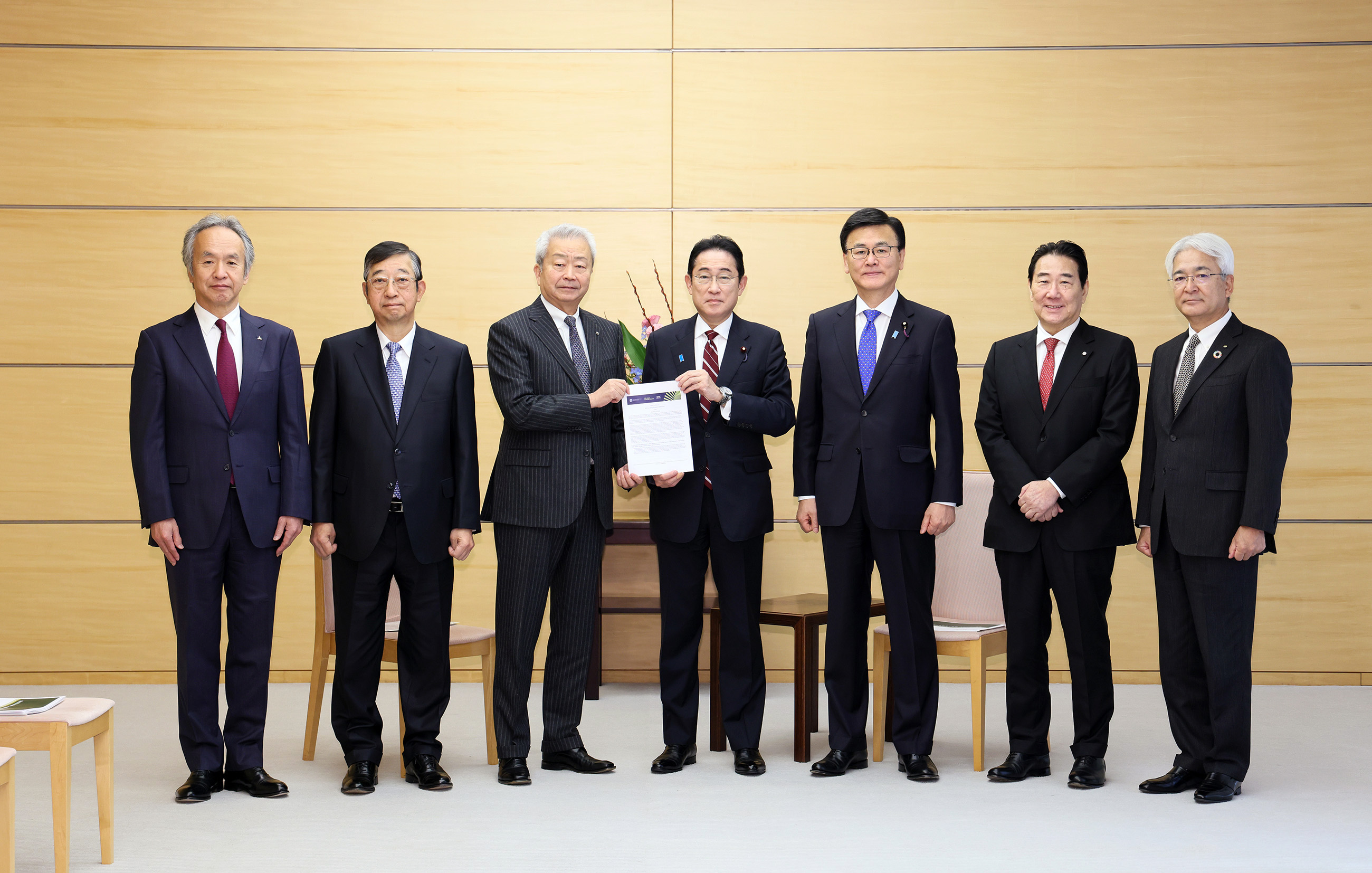 澤田日米経済協議会会長ほかによる表敬