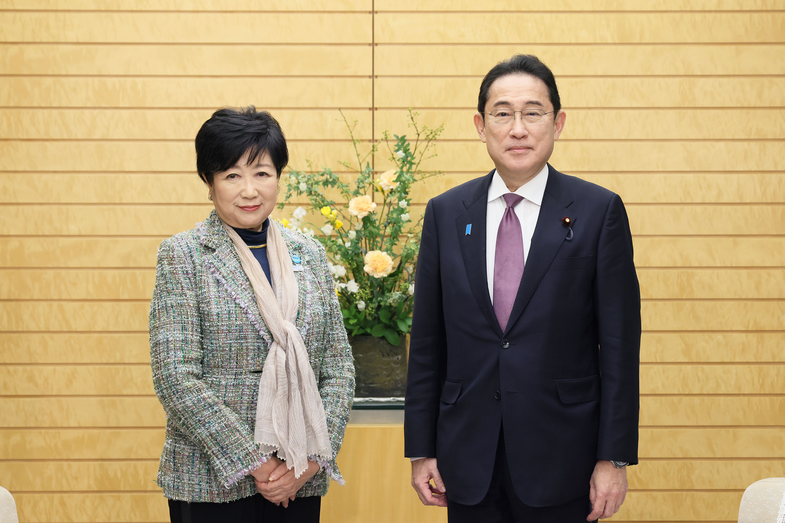 面会する岸田総理１