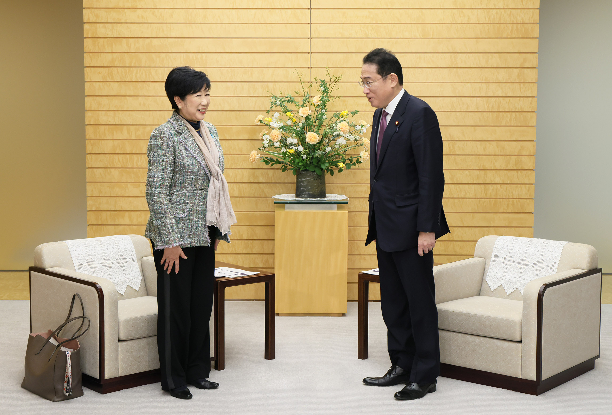 面会する岸田総理２