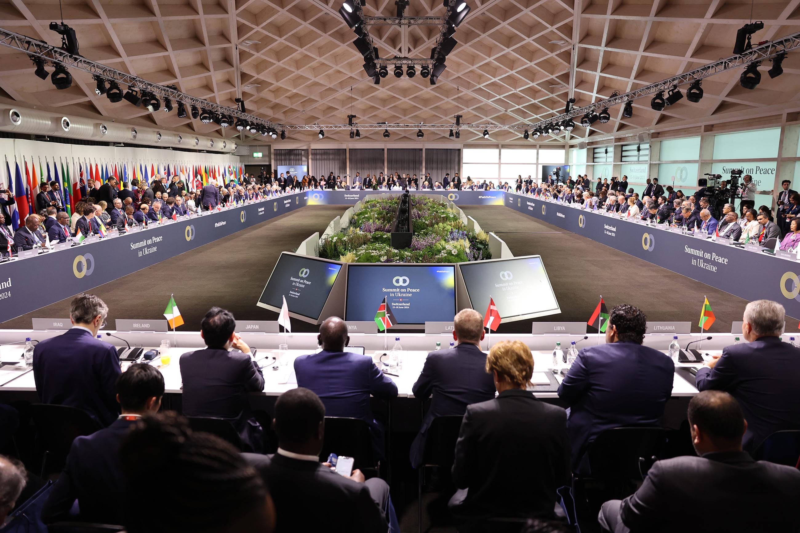 ウクライナの平和に関するサミット６（提供：By FDFA Federal Dep. Foreign Affairs（FDFA/POOL/Sebastien Crettaz））