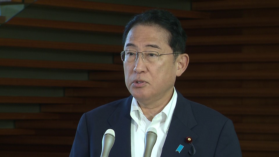 台風5号への対応についての会見