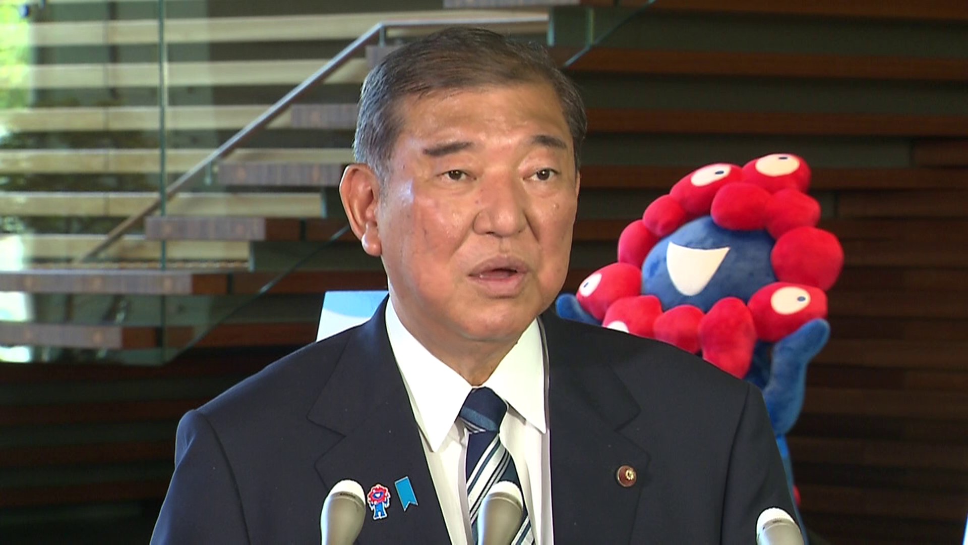 与野党党首会談についての会見