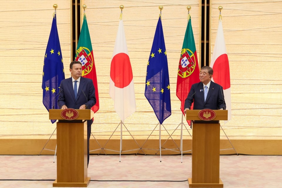 日・ポルトガル共同記者発表
