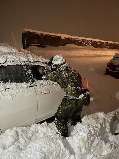 12月17日 自衛隊による救援活動