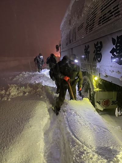 12月18日 自衛隊による救援活動