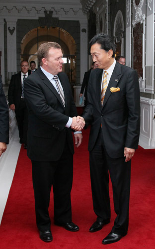 日本・デンマーク王国首脳会談の写真１
