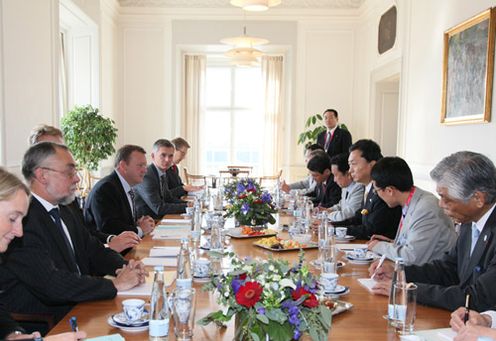 日本・デンマーク王国首脳会談の写真２