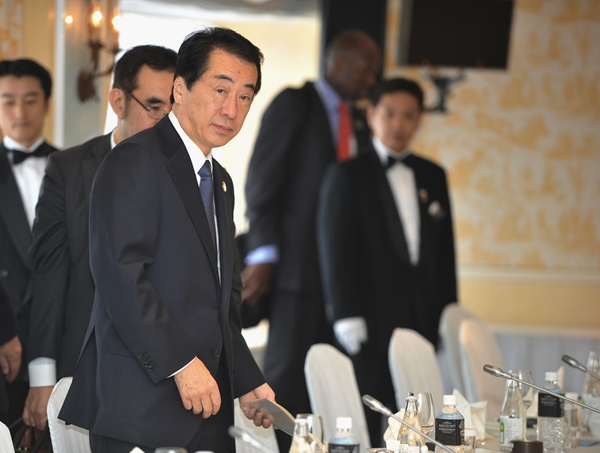 ウェルカム・ワーキングランチに出席する菅総理1