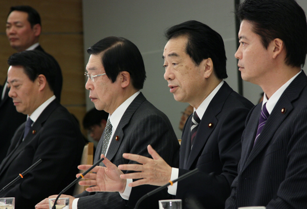 食と農林漁業の再生実現会議であいさつする菅総理2